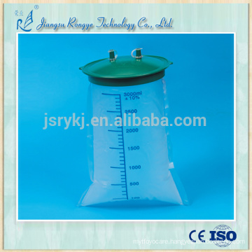 Disposable medical sterile 3000ml suction liner bag